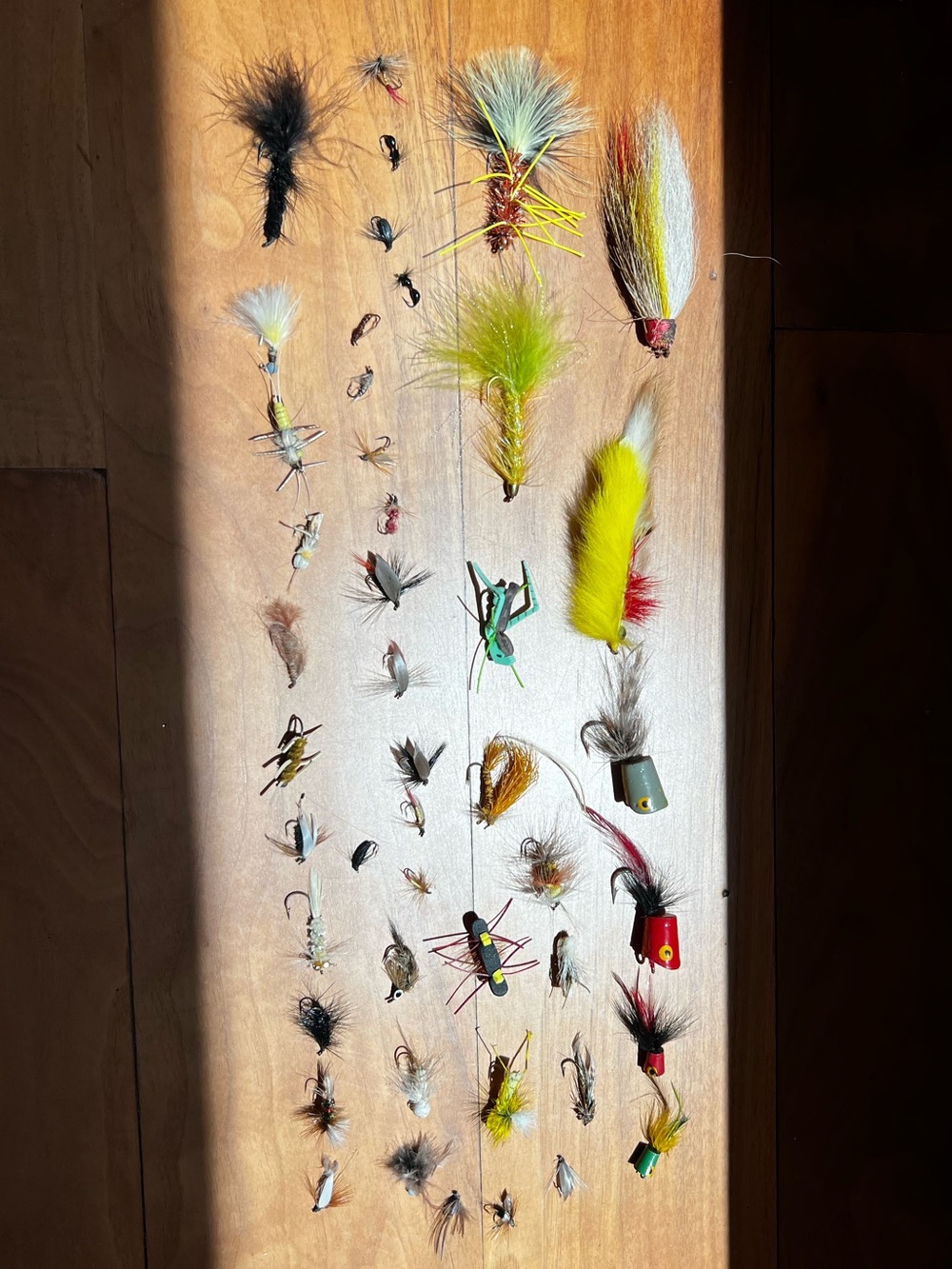 Set of 46 Various Fly Fishing Lures
